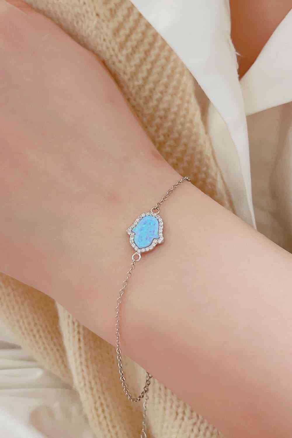 Opal 925 Sterling Silver Bracelet