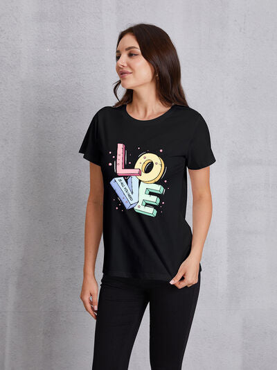 LOVE IS ALL YOU NEED Round Neck T-Shirt
